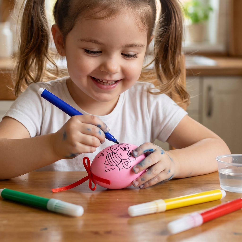 Creative Diy Paint Egg And Color Pens (1  Set)
