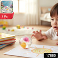 Light-up Bouncy Fish Ball  Impact-activated Led Flashing Sensory Toy (1 Pc)