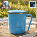 Stainless Steel Lid Cover Hot Coffeetea Mug Hot Insulated Double Wall Stainless Steel Coffee And Milk Cup With Lid - Coffee Cup Approx 250 Ml 300 Ml ( 1 Pc Mix Color)