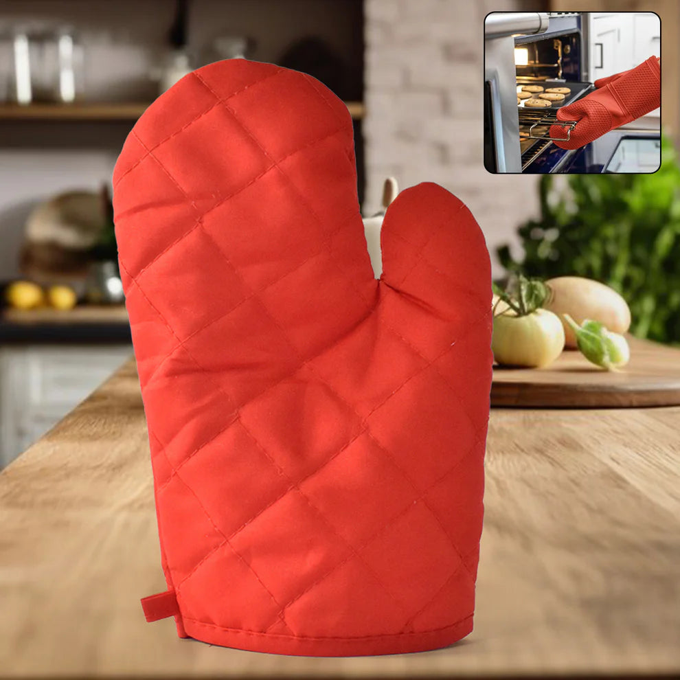 Heat Resistant Non-slip Oven Mittsgloves (1pc) - 0675