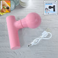 Black Mini Pocket Size Vibrator Full Body Massager Cordless One Button Operation For Body Pain  Relaxation - 12673