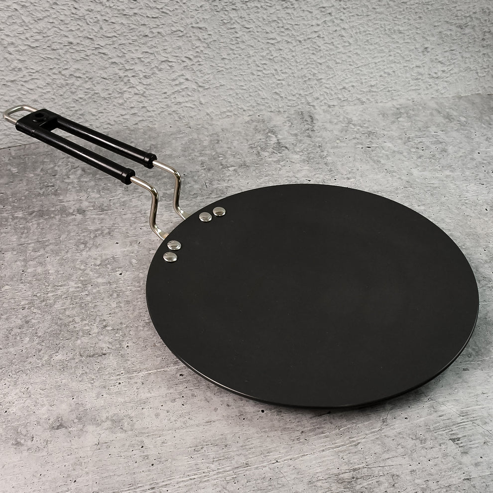 Premium Non-stick Flat Roti Tawa With Heat-resistant Handle (10 Inch  1 Pc)