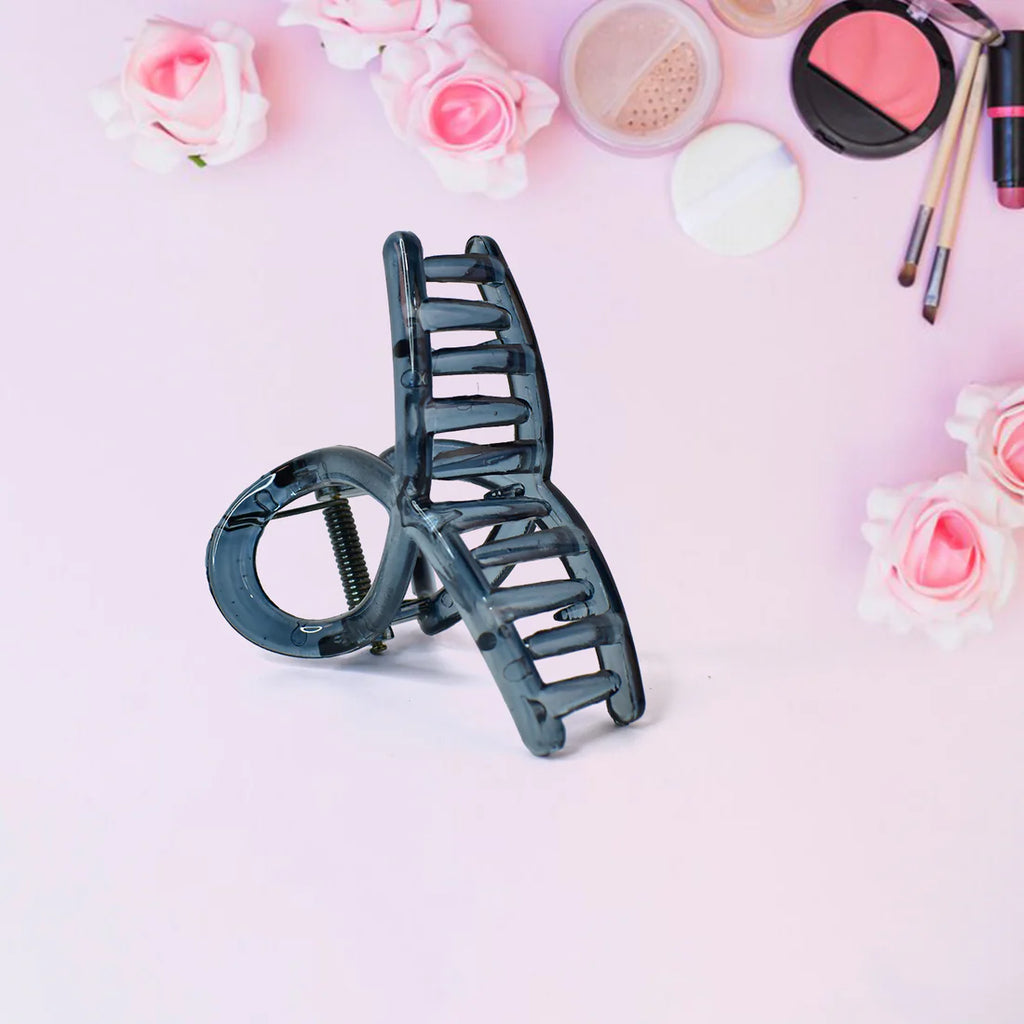 Plastic Hair Clamp Grip Simple Matte Hair Barrette Clamp (1 Pc)