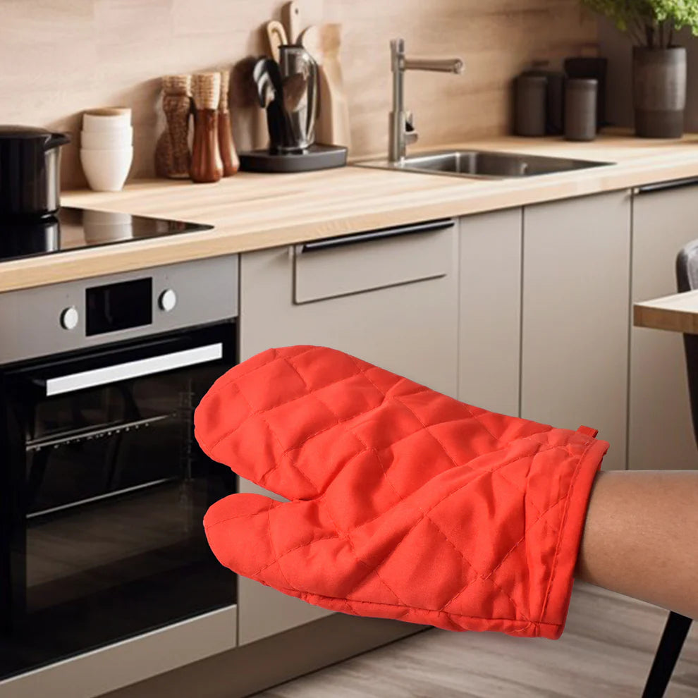 Heat Resistant Non-slip Oven Mittsgloves (1pc) - 0675