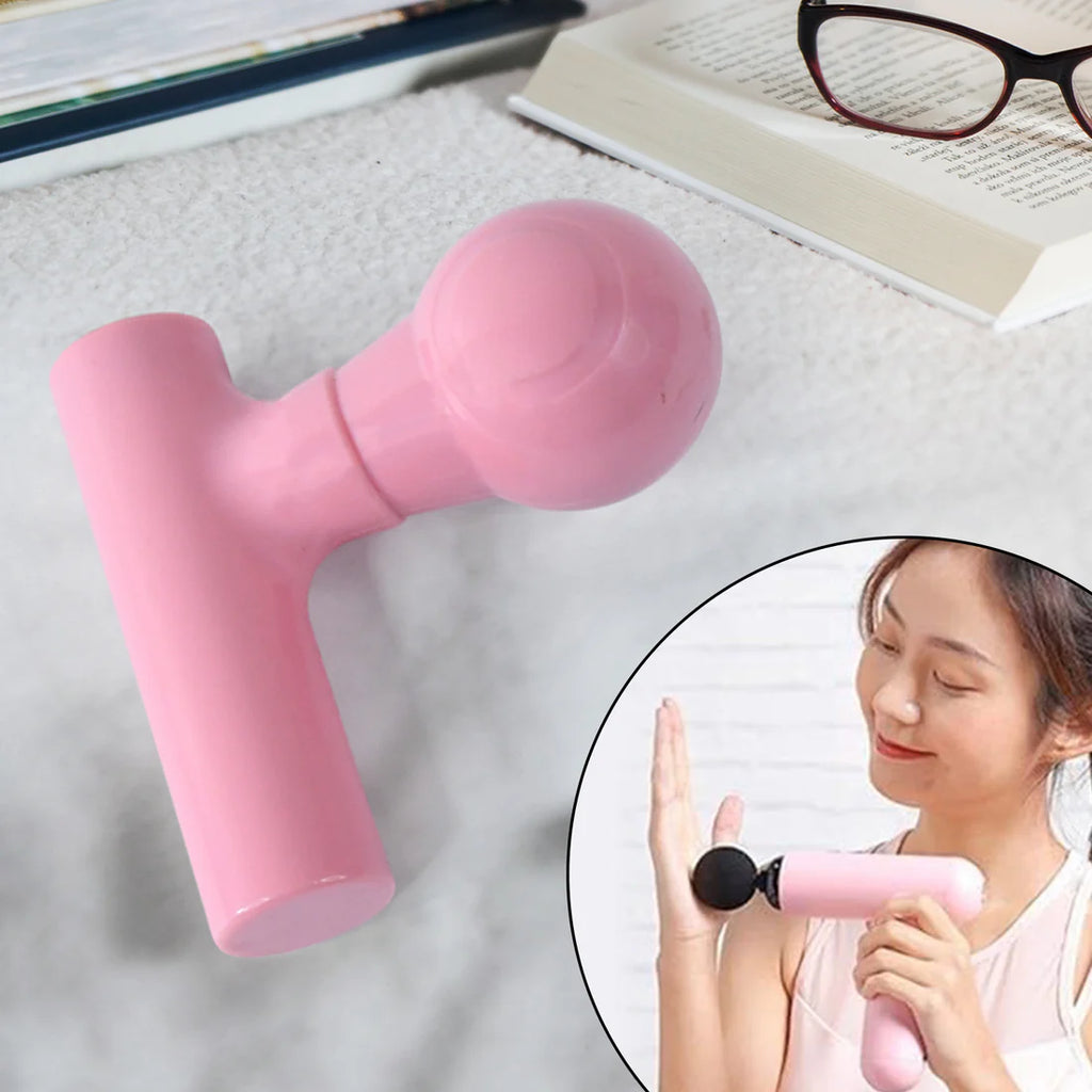 Black Mini Pocket Size Vibrator Full Body Massager Cordless One Button Operation For Body Pain  Relaxation - 12673