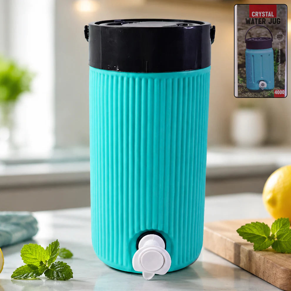 Insulated Water Jug With Tap (2.5ltr) Leakproof Travel Cooler
