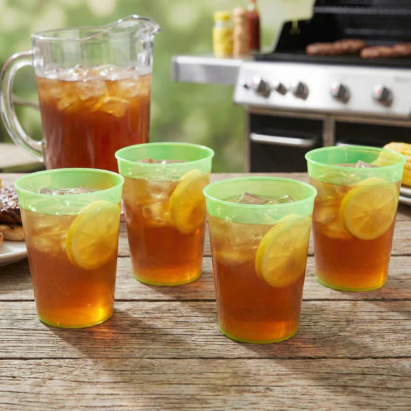 5560 Plastic Tumblers Lightweight Cups  Glass Reusable Drinking Cups Restaurant Cups Dishwasher Safe Beverage Tumblers Glasses For Kitchen Water Transparent Glasses 4 Pc Set