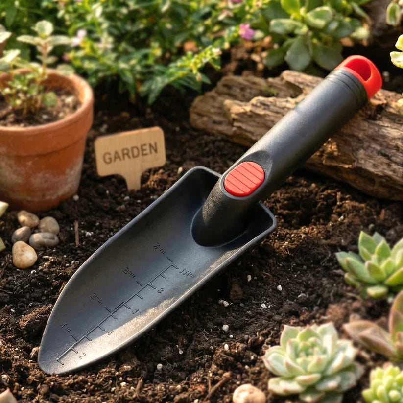 Plastic Heavy Duty Garden Hand Trowel With Measurement Marks (1 Pc)