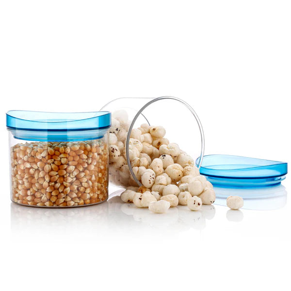 Air Tight  Unbreakable Kitchen Jar Set Food Storage Containers For Dry Fruits Spices Snacks Pulses - 5551