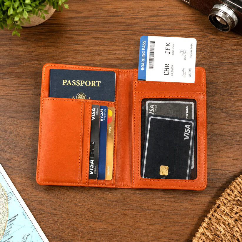 Premium Multifunction Travel Passport Holder  Wallet (15x11cm  1 Pc)