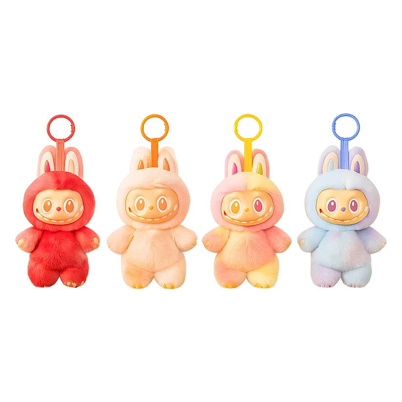 Plush Toy Cartoon Keychain With Hook Assorted Colorful Animal Design  1 Pc (Mix Design)