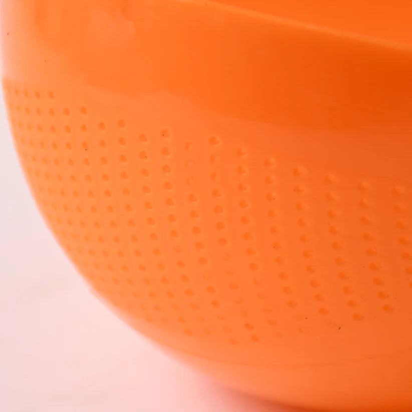 Virgin Rice Bowl Durable Plastic Strainer Water Strainer  Vegetable  Fruits Washing Bowl - 0081