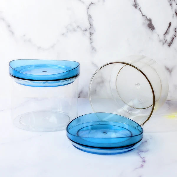 Air Tight  Unbreakable Kitchen Jar Set Food Storage Containers For Dry Fruits Spices Snacks Pulses - 5551