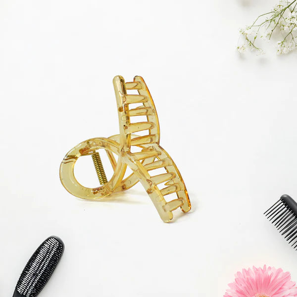 Plastic Hair Clamp Grip Simple Matte Hair Barrette Clamp (1 Pc)