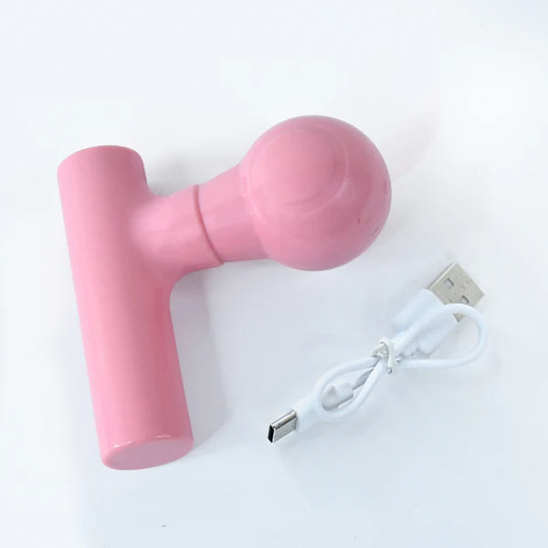 Black Mini Pocket Size Vibrator Full Body Massager Cordless One Button Operation For Body Pain  Relaxation - 12673