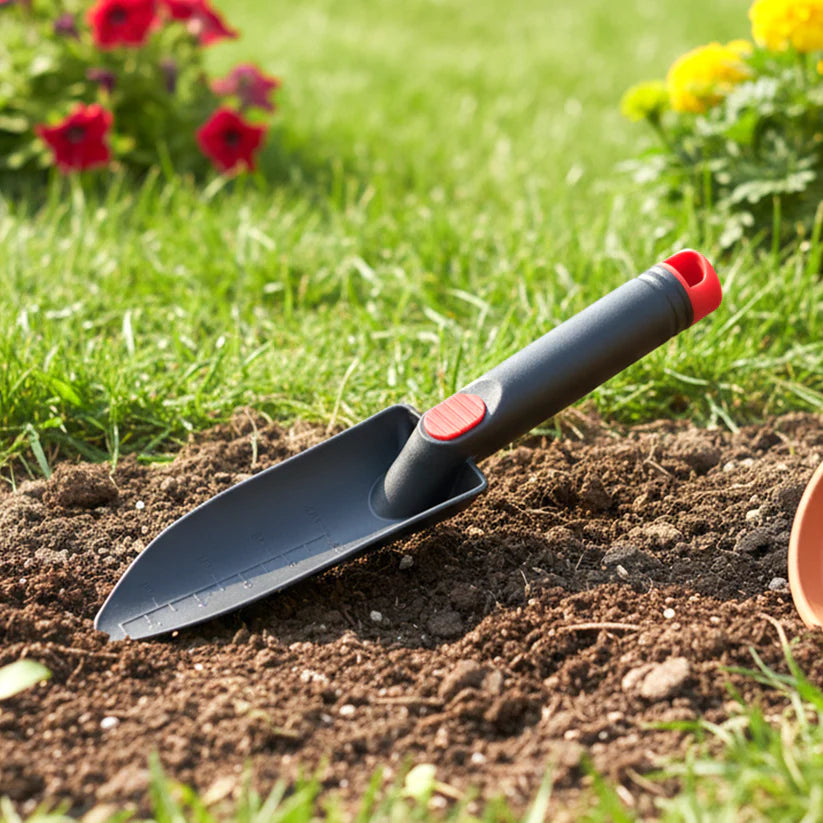 Plastic Heavy Duty Garden Hand Trowel With Measurement Marks (1 Pc)