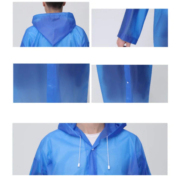 Mix Size Portable Student Rain Coat Kids Girls  Boys Outdoor Traveling Eva Material Raincoatrain Wearrain Suit For Outdoor Accessory (1pc) - 6488