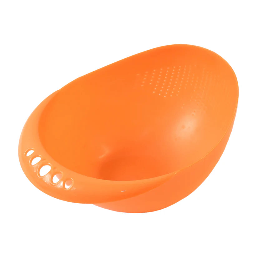 Virgin Rice Bowl Durable Plastic Strainer Water Strainer  Vegetable  Fruits Washing Bowl - 0081