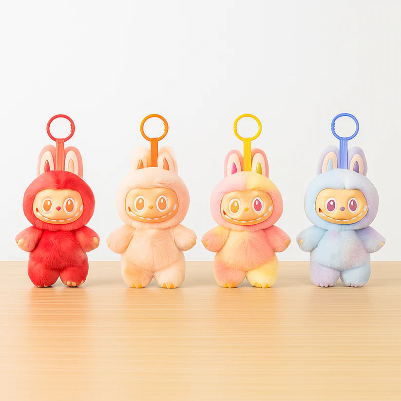 Plush Toy Cartoon Keychain With Hook Assorted Colorful Animal Design  1 Pc (Mix Design)