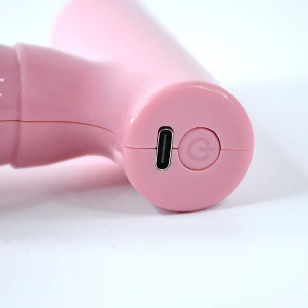 Black Mini Pocket Size Vibrator Full Body Massager Cordless One Button Operation For Body Pain  Relaxation - 12673
