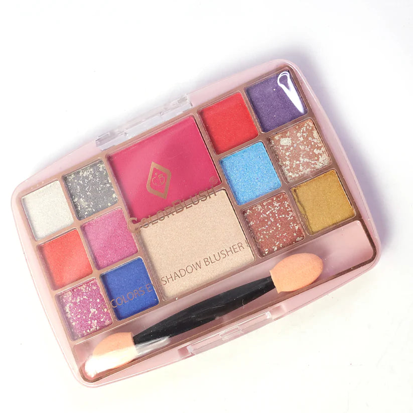 Multi-color Eyeshadow  Compact Makeup Kit (15 Gm  1 Pc)