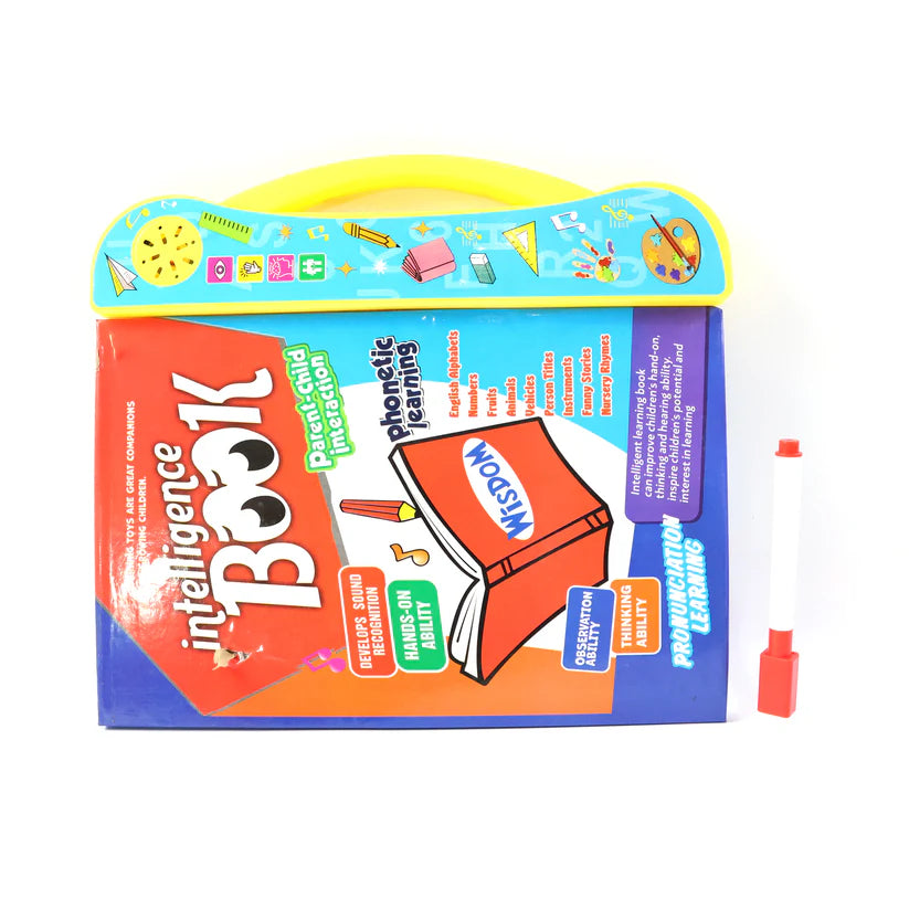 Musical Learning Study Book With Numbers Letters