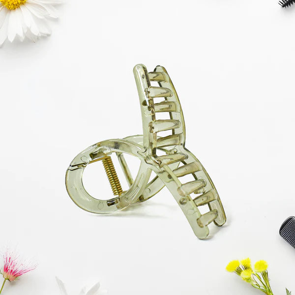 Plastic Hair Clamp Grip Simple Matte Hair Barrette Clamp (1 Pc)