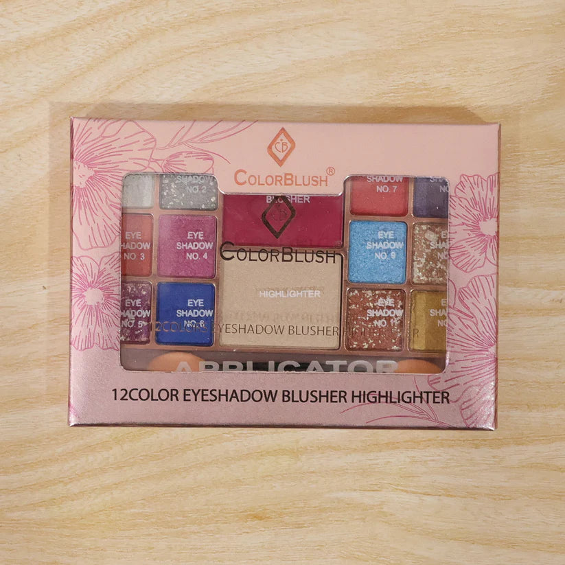 Multi-color Eyeshadow  Compact Makeup Kit (15 Gm  1 Pc)