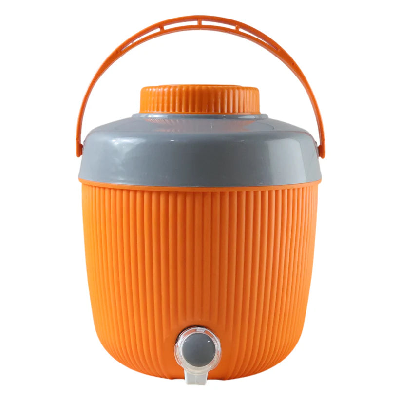 Insulated Water Jug Insulated Plastic Water Jug With A Sturdy Handle Water Jug Camper With Tap Plastic Insulated Water Water Storage Cool Water Storage For Home  Travelling (6000 Ml ) - 5751