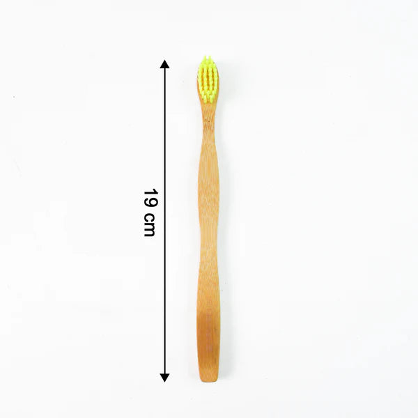 Wooden  Bamboo Brush Toothbrush Ultra Soft Bristles (1 Pc)