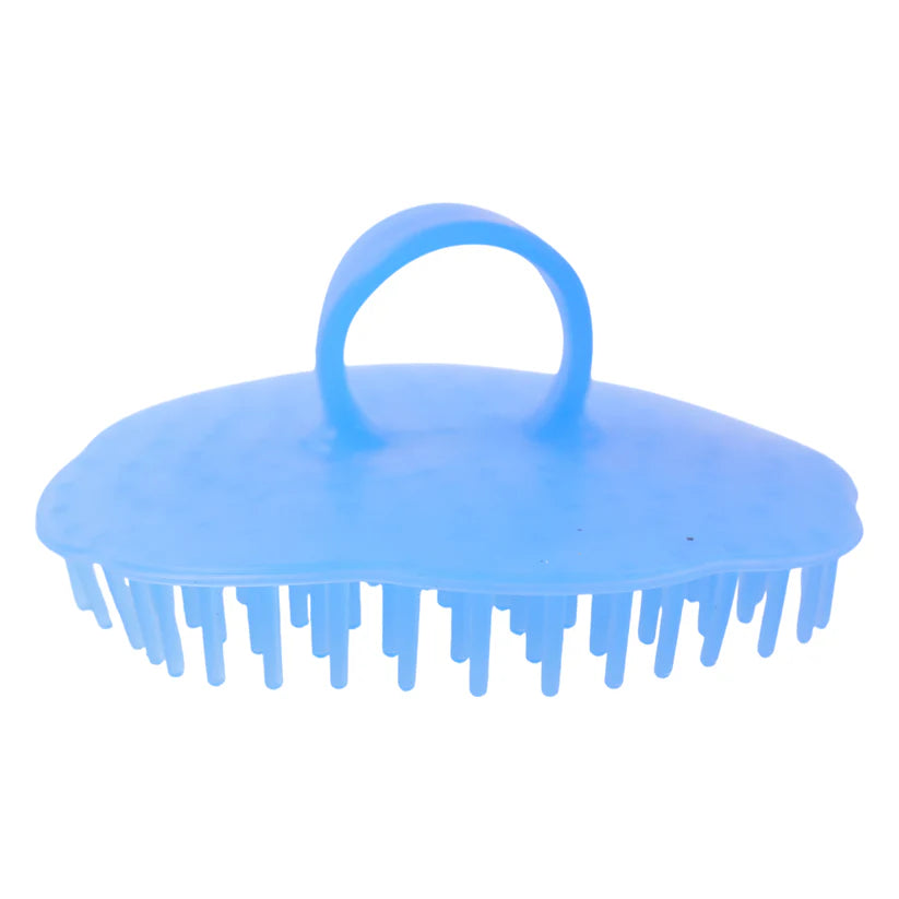 Ergonomic Plastic Scalp Massager Shampoo Brush (1 Pc)