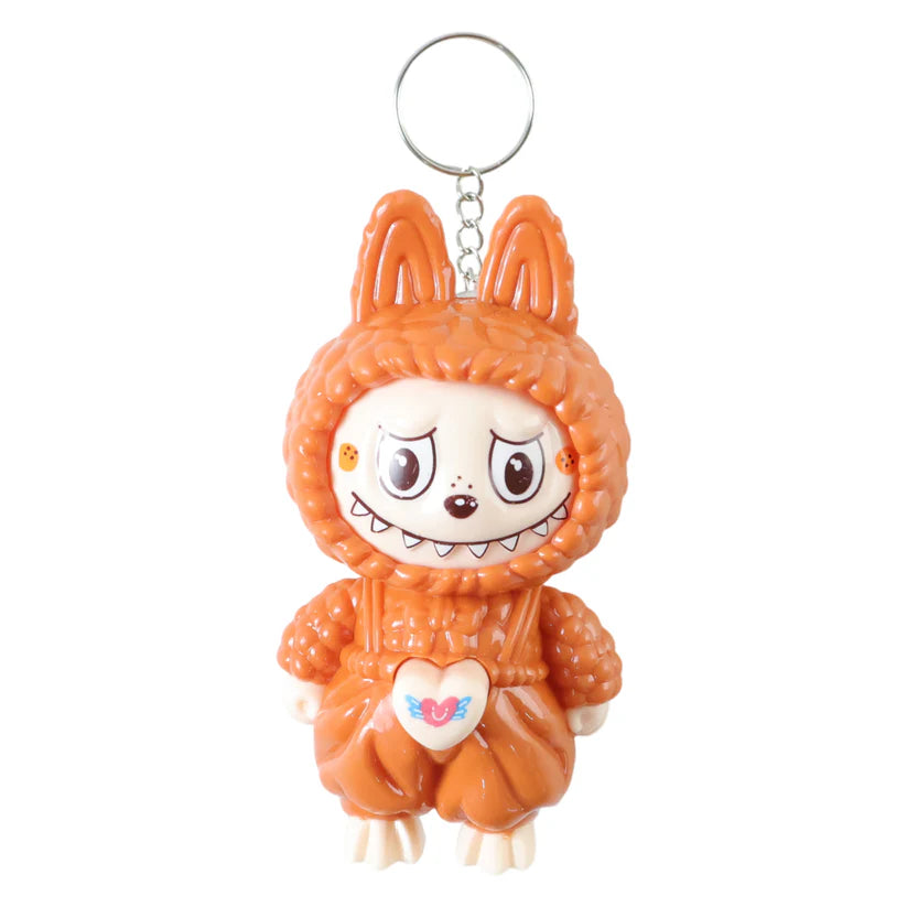 Cartoon Character Face Changing Toy With Key Holder Keychain (1 Pc)