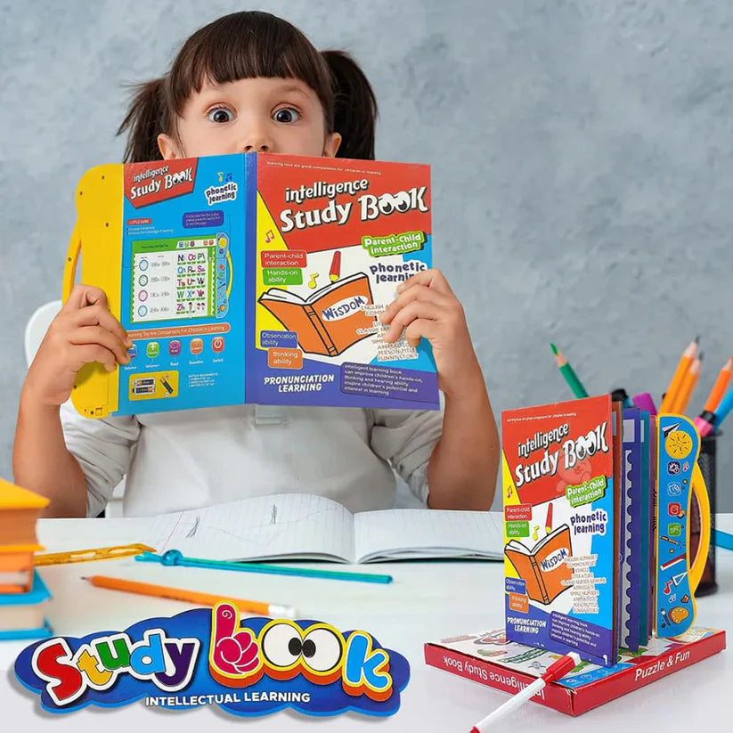 Musical Learning Study Book With Numbers Letters