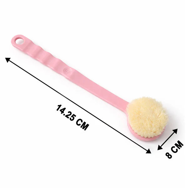 Back Scrubber For Shower Dry Body Brush Back Brush Long Handle (1 Pc  B Grade)