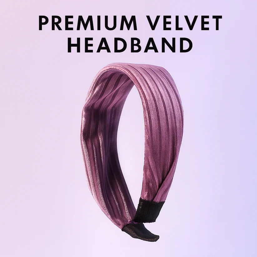 Womens Ribbed Texture Knot Design Hairband (1 Pc  Mix Design)