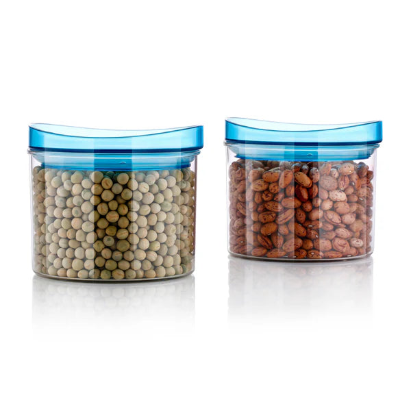 Air Tight  Unbreakable Kitchen Jar Set Food Storage Containers For Dry Fruits Spices Snacks Pulses - 5551