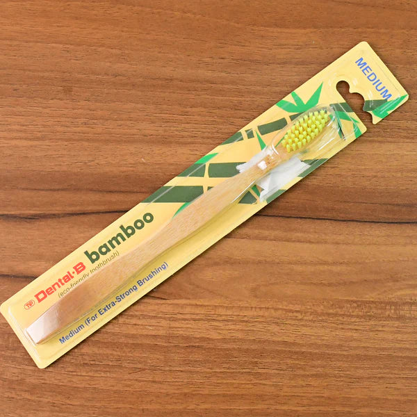 Wooden  Bamboo Brush Toothbrush Ultra Soft Bristles (1 Pc)