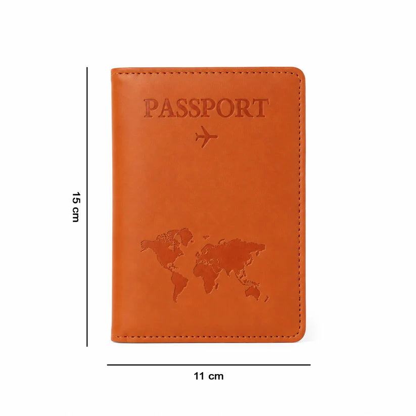 Premium Multifunction Travel Passport Holder  Wallet (15x11cm  1 Pc)