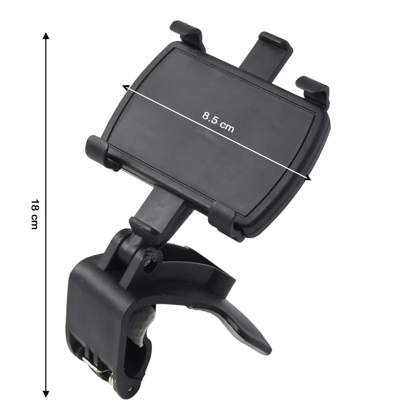 Car Mobile Phone Holder Mount Stand With 360 Degree. Stable One Hand Operational Compatible With Car Dashboard. - 6281