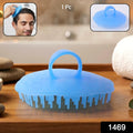 Ergonomic Plastic Scalp Massager Shampoo Brush (1 Pc)