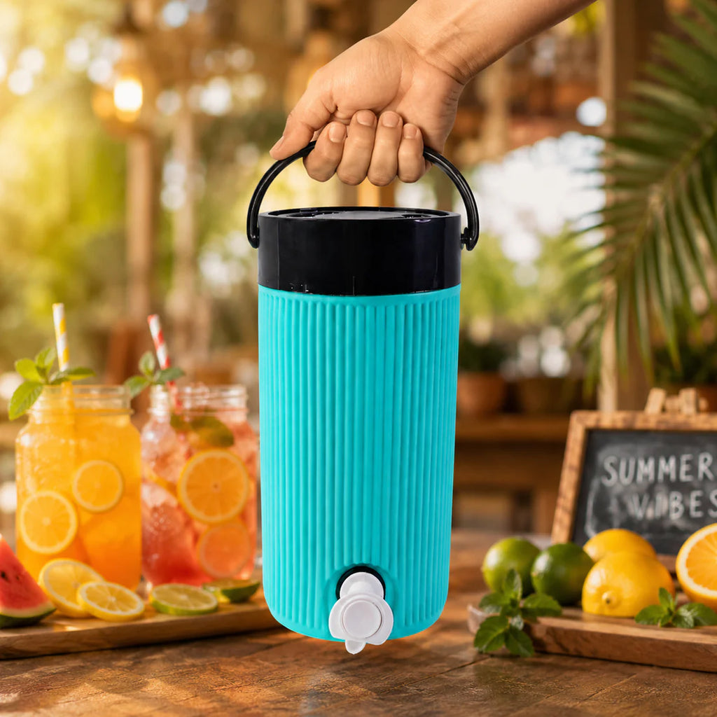 Insulated Water Jug With Tap (2.5ltr) Leakproof Travel Cooler