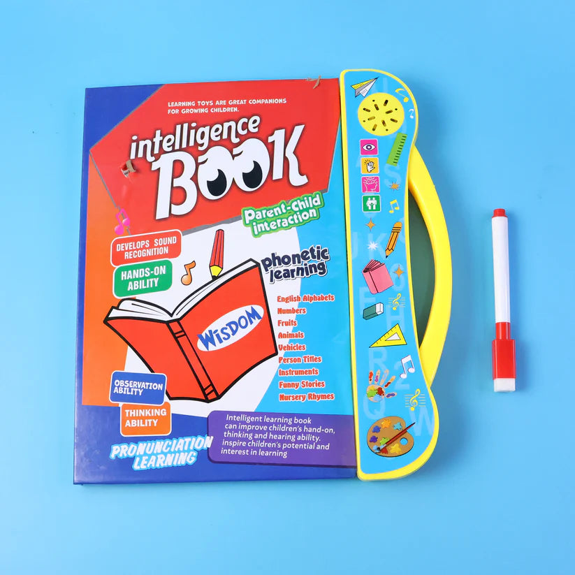 Musical Learning Study Book With Numbers Letters