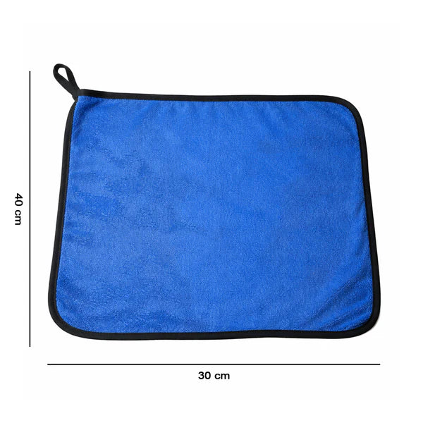 Premium Microfiber Cleaning Cloth Towel (40x30 Cm  1 Pc)