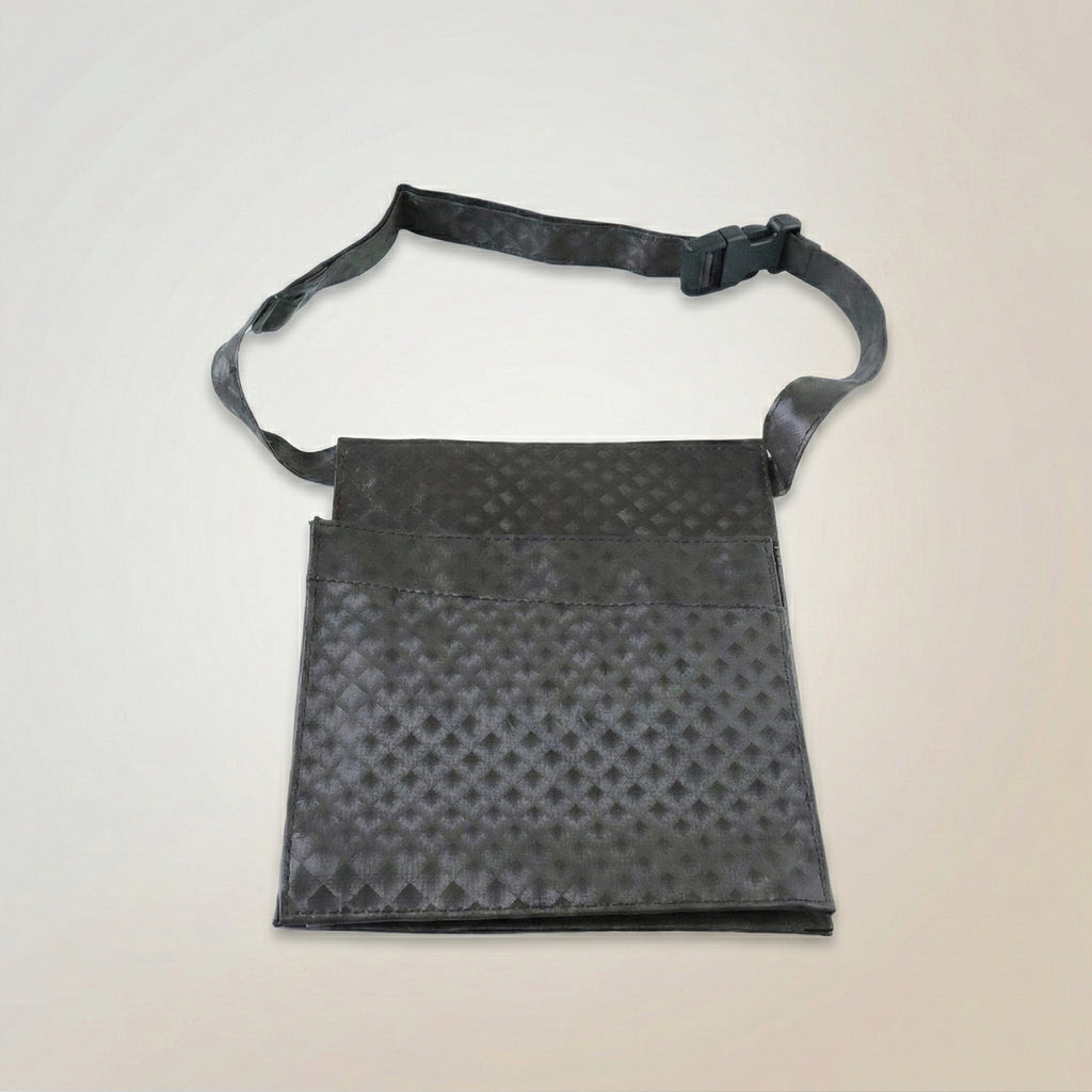 Mens  Womens Quilted Crossbody Sling Bag With Adjustable Strap (1 Pc)