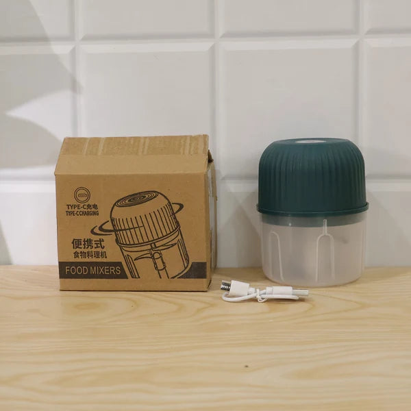 Mini Garlic Chopper – Cordless & Rechargeable for Easy Meal Prep