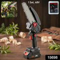 Mini Electric Cordless Chainsaw (1 Set 48v 24 Cm Long)