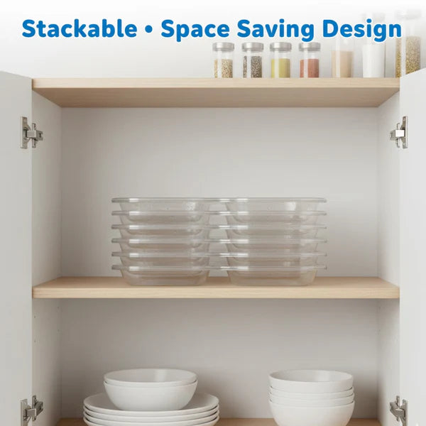 Plastic Kitchen Trays For Serving (4 Compartment  1 Pc)