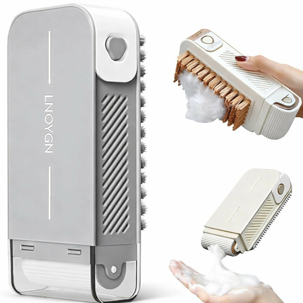 Liquid Dispensing Cleaning Brush with Built-In Soap Dispenser for Home Use (Color may vary)