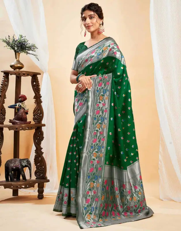 Jacquard Saree  Blooming Elegance Collection