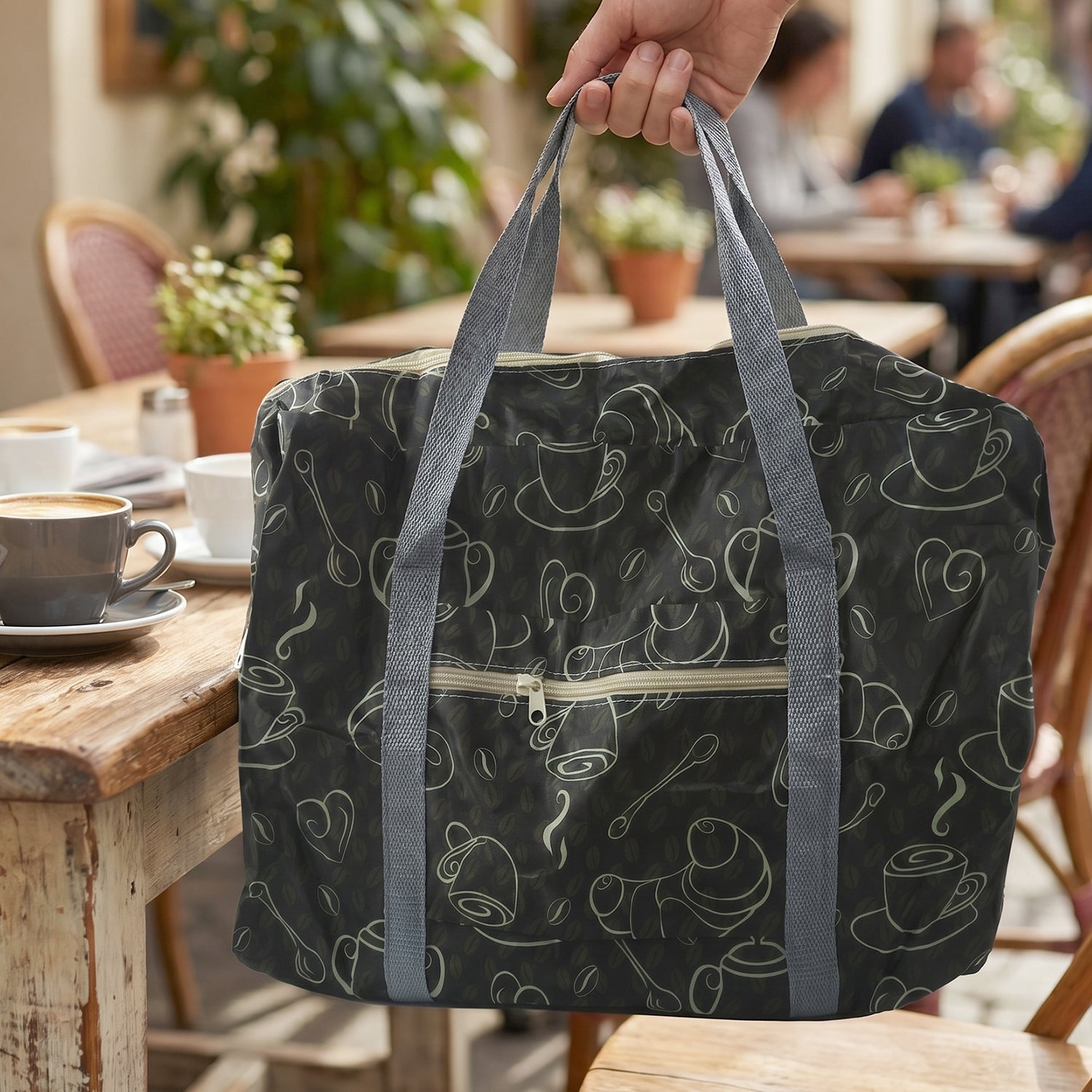 Multipurpose Foldable Storage Bag 45x30cm Travel Organizer With Handles (1 Pc)